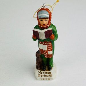 Dave Grossman Design Japan Christmas Caroler 1978 Norman Rockwell Ornament